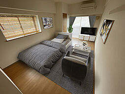 エイトバレー鈴が台 2階1Kのリビング/ダイニング