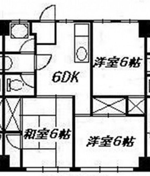 大起ビル ｜広島県広島市中区舟入中町(賃貸マンション3DK・5階・45.00㎡)の写真 その2