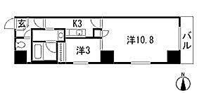 クレセント・ヒルズ  ｜ 広島県広島市中区鉄砲町（賃貸マンション2K・7階・37.19㎡） その2