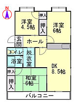 広島県広島市南区旭2丁目（賃貸マンション3LDK・3階・60.15㎡） その2