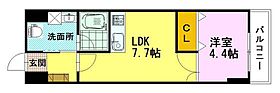 Kビル  ｜ 広島県安芸郡府中町大通2丁目（賃貸マンション1LDK・4階・30.40㎡） その2