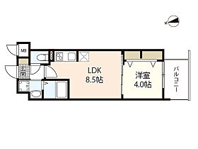 S-RESIDENCE本川町afford 202 ｜ 広島県広島市中区本川町3丁目（賃貸マンション1LDK・2階・29.64㎡） その2