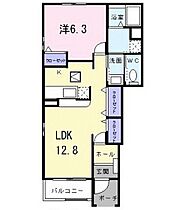 カーサ　セレノ　B  ｜ 広島県広島市安芸区矢野西6丁目（賃貸アパート1LDK・1階・46.49㎡） その2