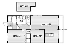 広島県広島市南区南大河町（賃貸アパート3LDK・2階・58.00㎡） その2