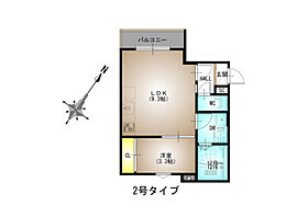 仮）GRANDTIC 江波西  ｜ 広島県広島市中区江波西1丁目（賃貸アパート1LDK・1階・30.85㎡） その2