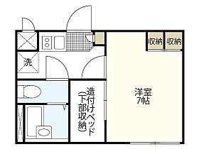 レオパレスコメットII  ｜ 広島県安芸郡海田町南堀川町（賃貸アパート1K・2階・19.87㎡） その2