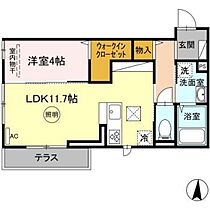 グラン　ボナール  ｜ 広島県東広島市西条町御薗宇（賃貸アパート1LDK・1階・40.39㎡） その2