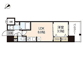 S-RESIDENCE空港通りawesome  ｜ 広島県広島市西区西観音町（賃貸マンション1LDK・4階・29.76㎡） その2