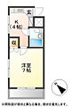 メゾン楠木2階3.3万円