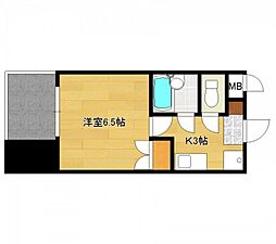 ＮＥＷ‘Ｓ壱番館 6階1Kの間取り
