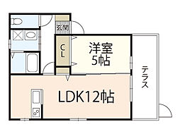 間取図画像 1LDK