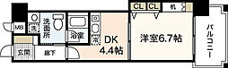 モア・マリオ平和公園 1DKの間取図画像