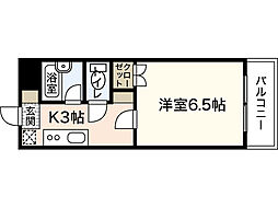 AMALFI　90 4階1Kの間取り