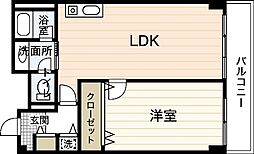 WAKO Ile BLanche 9階1LDKの間取り