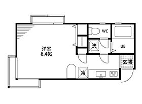 コーポキャッスル 205 ｜ 新潟県新潟市中央区長潟１丁目12-1（賃貸アパート1R・2階・19.80㎡） その2