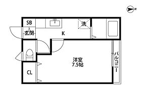 ポートヴィラ 201 ｜ 新潟県新潟市中央区上大川前通１１番町1881-2（賃貸アパート1K・2階・23.60㎡） その2