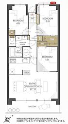 間取図画像 3SLDK