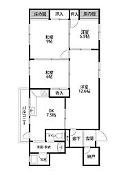 マンションロビン 4SDKの間取図画像