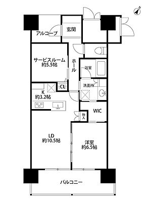 間取り ダイアパレス白山 15階/-