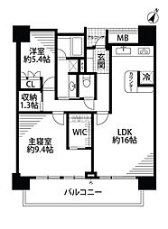 間取図画像 2SLDK
