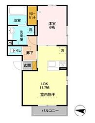 間取図画像 1LDK
