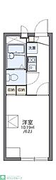 レオパレストゥインクル 2階1Kの間取り