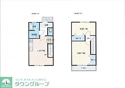 ピュアメゾンII 2LDKの間取図画像