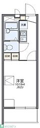 レオパレス九番街 1Kの間取図画像