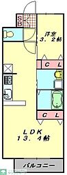 RESERVEH&MRESIDENCE 1LDKの間取図画像