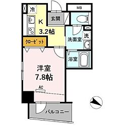 RoyalKJ 1Kの間取図画像