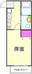 WEDCOURTY ワンルームの間取図画像