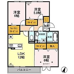 物件の間取り