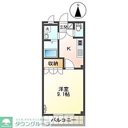 L・Garden 1Kの間取図画像