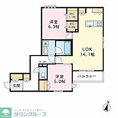 物件の間取り