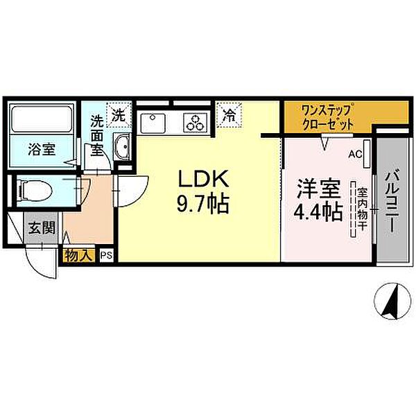 オリヴィエ西町 ｜広島県福山市西町1丁目(賃貸アパート1LDK・1階・37.98㎡)の写真 その2