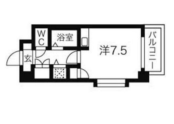 ダイアパレス御門 ｜広島県福山市御門町1丁目(賃貸マンション1R・5階・22.64㎡)の写真 その2