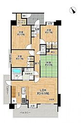 アーティックス春日公園 4LDKの間取図画像