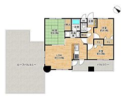 ペルル長尾 3LDKの間取図画像