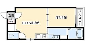 エフ　アセシア　イリア 201 ｜ 兵庫県姫路市京口町（賃貸アパート1LDK・2階・30.43㎡） その2