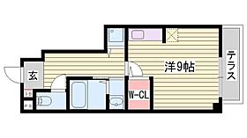 エステリオK 110 ｜ 兵庫県姫路市飾磨区中島１丁目（賃貸アパート1R・1階・27.43㎡） その2