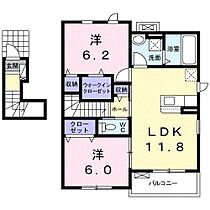 コンコルディア　赤穂　I 201 ｜ 兵庫県赤穂市砂子（賃貸アパート2LDK・2階・60.81㎡） その2