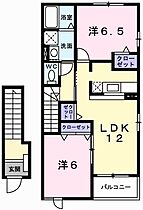 フローラ砥堀Ｂ 204 ｜ 兵庫県姫路市砥堀（賃貸アパート2LDK・2階・58.86㎡） その2