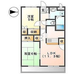 アムールエバーハイツ 2階