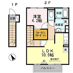 セジュールＡＭＩＫＡIII 2階
