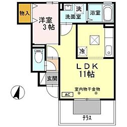 間取図画像 1LDK