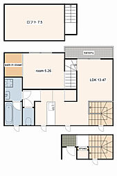 Ｂｏｕｌｅａｕ　ｂｌａｎｃ（ブーローブラン） 2階