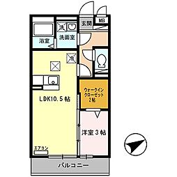 セジュール東阿保　Ａ棟 2階