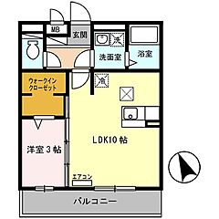 物件の間取り