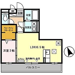 セジュール白浜　B棟 1階