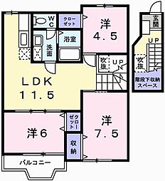 間取図画像 3LDK